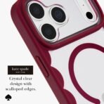 kate spade new york Phone Case for iPhone 17/18 Pro - Scallop Cherry Glaze
