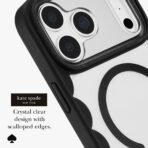 kate spade new york Phone Case for iPhone 18 Pro/17 Pro - Scallop Black