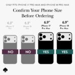 kate spade new york Phone Case for iPhone 17/18 Pro - Metallic Classic Dot