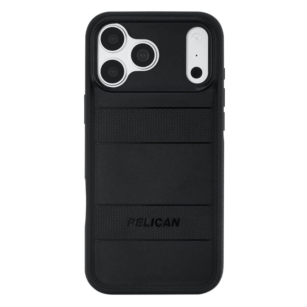 Pelican Protector iPhone 17/18 Pro Case - Rugged MagSafe Phone Case - Black