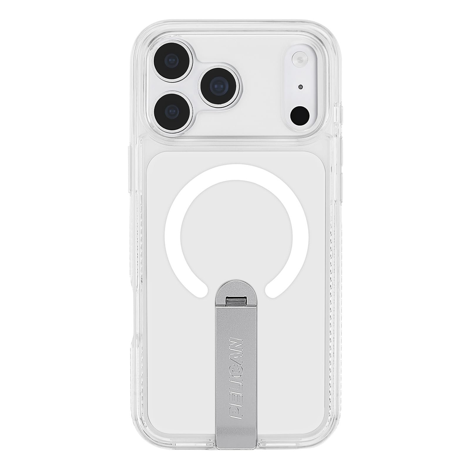 Pelican Protector iPhone 18 Pro/iPhone 17 Pro Case with Kickstand - Clear Pelican Protector iPhone 18 Pro/iPhone 17 Pro Case with Kickstand - Clear