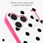 kate spade new york Phone Case for iPhone 17/18 Pro - Picture Dot Pop Pink