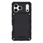 Pelican Shield iPhone 17/18 Pro Case - Rugged MagSafe Phone Case - Carbon