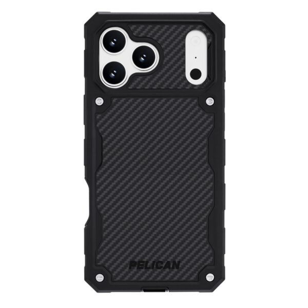 Pelican Shield iPhone 17/18 Pro Case - Rugged MagSafe Phone Case - Carbon