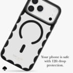 kate spade new york Phone Case for iPhone 18 Pro/17 Pro - Scallop Black