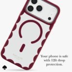 kate spade new york Phone Case for iPhone 17/18 Pro - Scallop Cherry Glaze