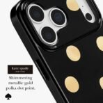 kate spade new york Phone Case for iPhone 17/18 Pro - Metallic Classic Dot