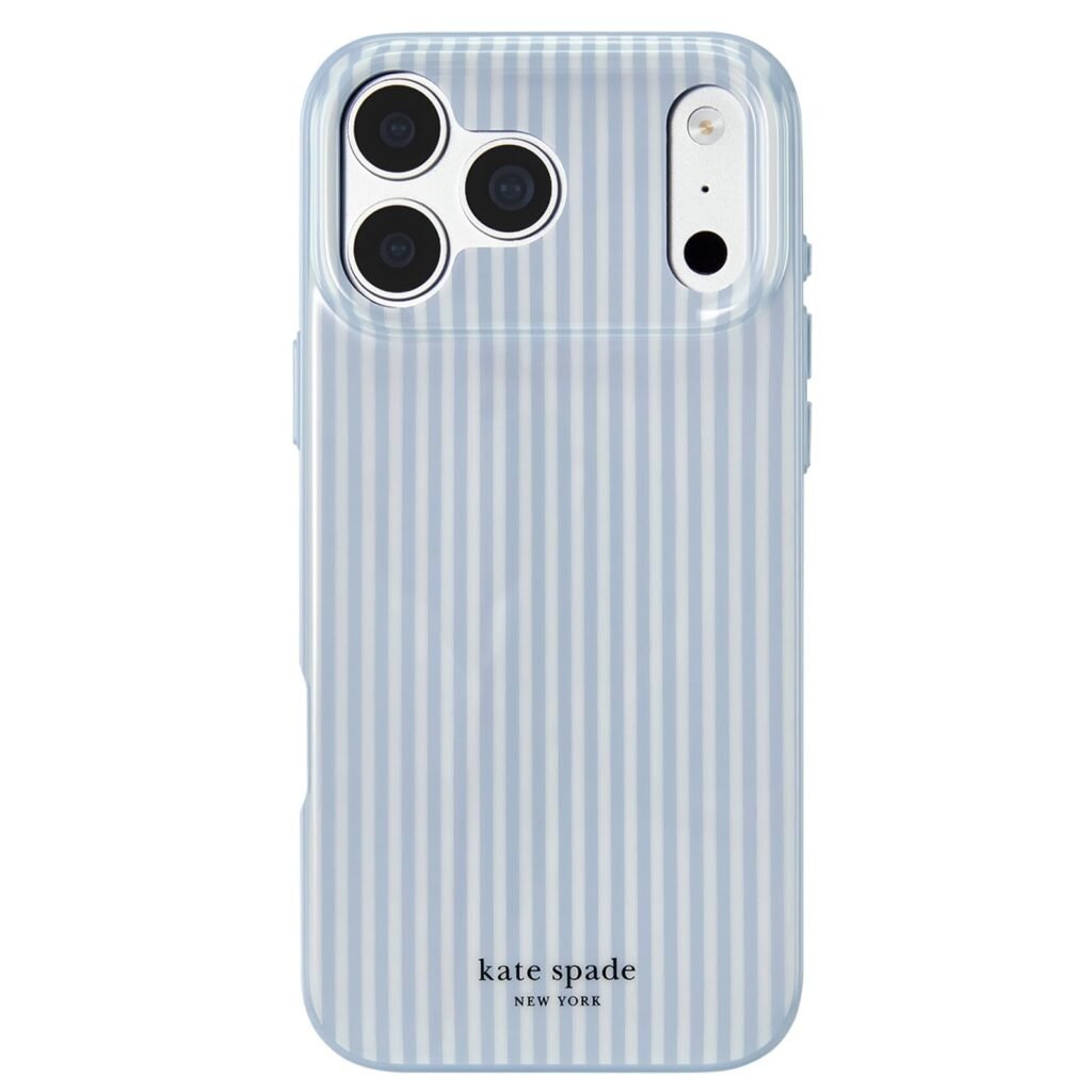 kate spade new york Case for iPhone 17/18 Pro Max - Stripe Diamond Blue