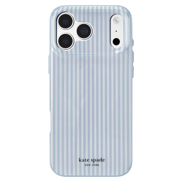 kate spade new york Case for iPhone 17/18 Pro Max - Stripe Diamond Blue