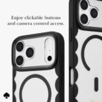 kate spade new york Phone Case for iPhone 18 Pro/17 Pro - Scallop Black