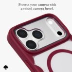 kate spade new york Phone Case for iPhone 17/18 Pro - Scallop Cherry Glaze