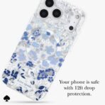 kate spade new york Phone Case for iPhone 17/18 Pro Max - Flowerbed Blue