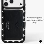 kate spade new york Phone Case for iPhone 18 Pro/17 Pro - Scallop Black