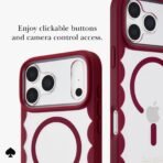 kate spade new york Phone Case for iPhone 17/18 Pro - Scallop Cherry Glaze