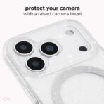 Case-Mate MagSafe Phone Case for iPhone 18 Pro - Sheer Twinkle Silver
