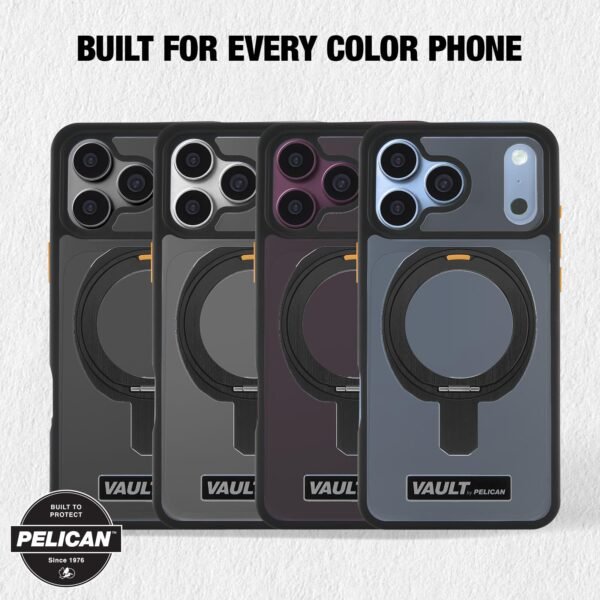 Pelican Vault iPhone 17/18 Pro Max Case - MagSafe Phone Case - Smoke