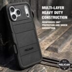 Pelican Voyager iPhone 17/18 Pro Max Case - MagSafe Phone Case - Black