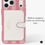 kate spade new york Case for iPhone 18 Pro/17 Pro - Bold Stripe Rose Coral