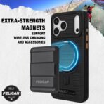 Pelican Vault iPhone 17/18 Pro Max Case - MagSafe Phone Case - Black