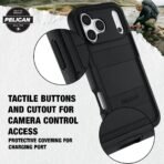 Pelican Voyager iPhone 17/18 Pro Max Case - MagSafe Phone Case - Black