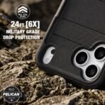 Pelican Voyager iPhone 17/18 Pro Max Case - MagSafe Phone Case - Black