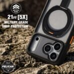 Pelican Vault iPhone 17/18 Pro Max Case - MagSafe Phone Case - Smoke