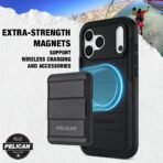 Pelican Voyager iPhone 17/18 Pro Max Case - MagSafe Phone Case - Black