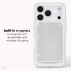 Case-Mate MagSafe Phone Case for iPhone 18 Pro - Sheer Twinkle Silver