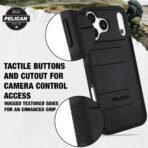 Pelican Protector iPhone 17/18 Pro Case - Rugged MagSafe Phone Case - Black