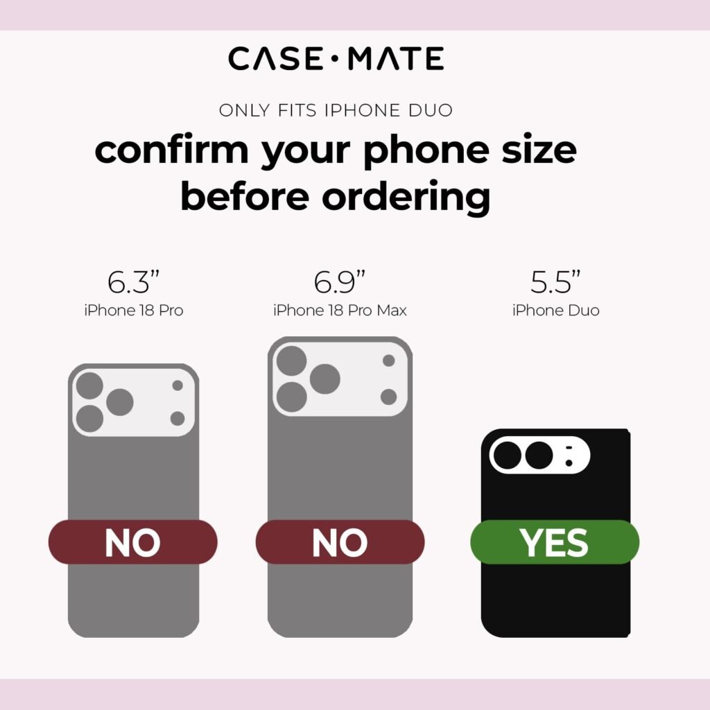 Case-Mate Camera Lens Protector for iPhone Duo - Black