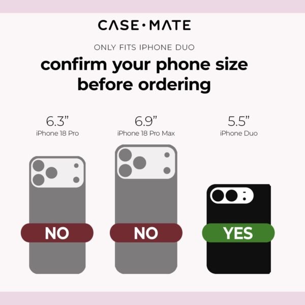 Case-Mate Camera Lens Protector for iPhone Duo - Black