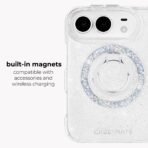 Case-Mate Case for iPhone Duo - MagSafe Compatible - Sheer Twinkle Silver