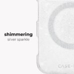Case-Mate Case for iPhone Duo - MagSafe Compatible - Sheer Twinkle Silver