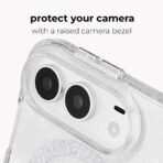Case-Mate Case for iPhone Duo - MagSafe Compatible - Sheer Twinkle Silver